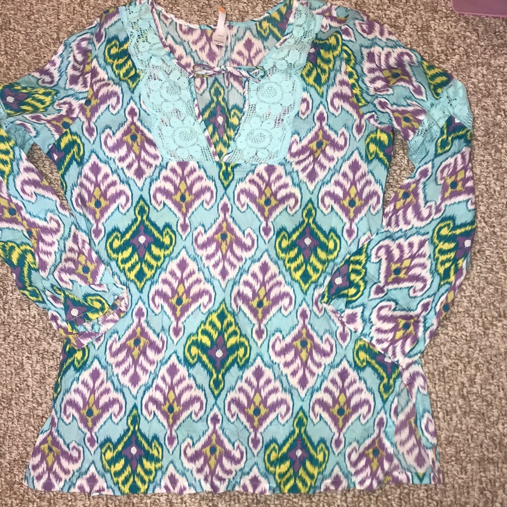 Never worn! Lucy Cotton Tunic in 100% cotton, sz L
